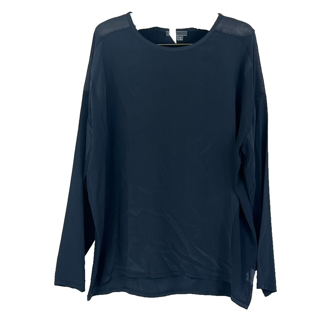 Vince Navy Blue Women's Blouse